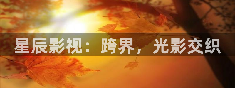 好用不卡的视频播放器：星辰影视：跨界，光影交织