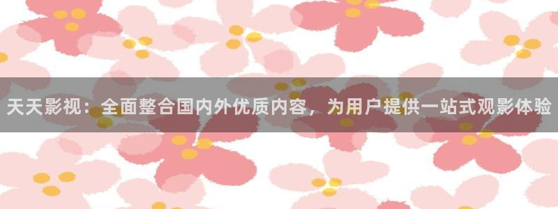 国产一区二区高清不卡：天天影视：全面整合国内外优质内容，为用户提供一站式观影体验